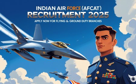 Indian Air Force (AFCAT) Recruitment 2025 – Apply Now for Flying & Ground Duty Branches