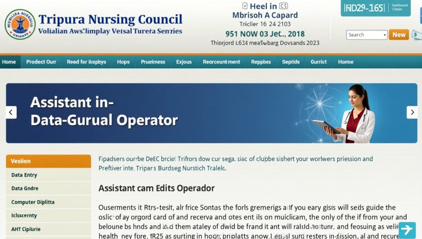 Walk-In Interview for Assistant-cum-Data Entry Operator at Tripura Nursing Council