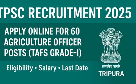 TPSC Recruitment 2025: Apply Online for 60 Agriculture Officer Posts (TAFS Grade-I) – Eligibility, Salary, Last Date