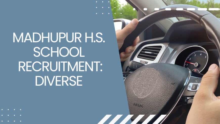 Madhupur H.S. School Recruitment: Diverse Roles Available